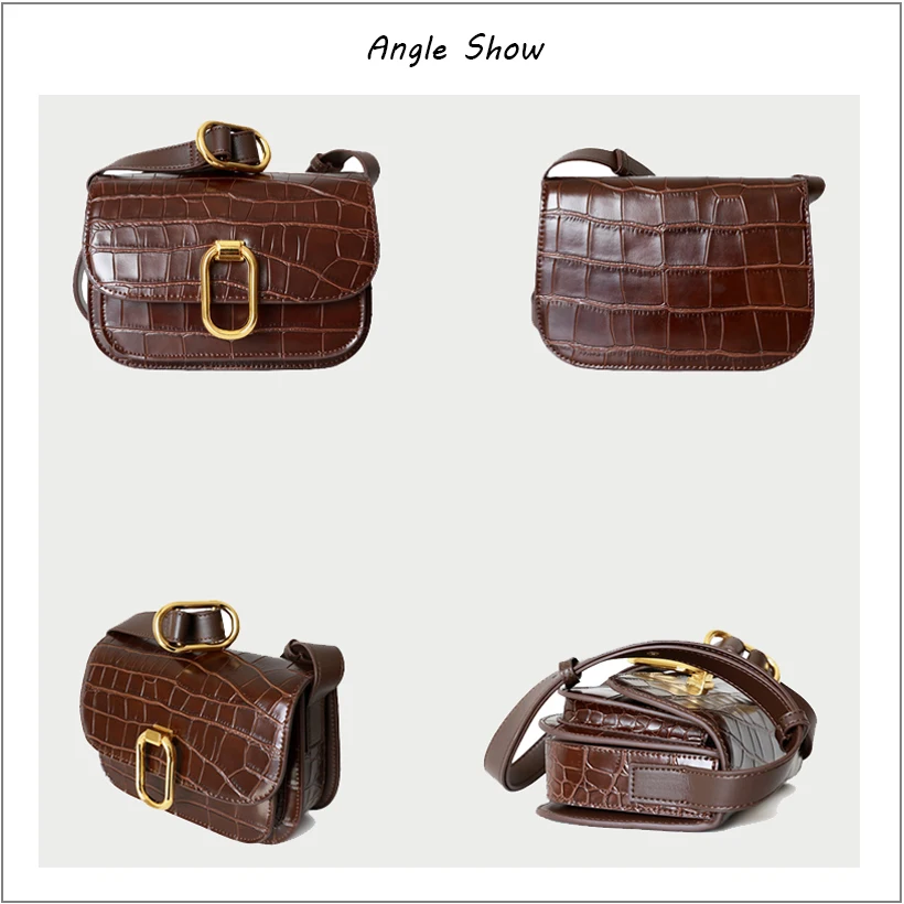 felix felicia fashion shoulder bags for women genuine leather messenger handbag retro designer alligator pattern crossbody bag free global shipping