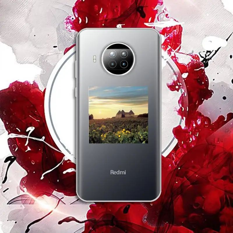 

Cottagecore Style painting Phone Case Transparent for Xiaomi Redmi note 10 t 8 9 pro lite 11