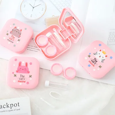 Портативная дорожная косметичка милый акриловый Органайзер для косметики ящик