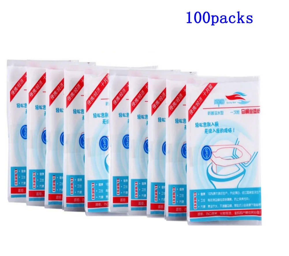 Одноразовые чехлы на сиденья унитаза для ванной смываемые дома отдыха природе