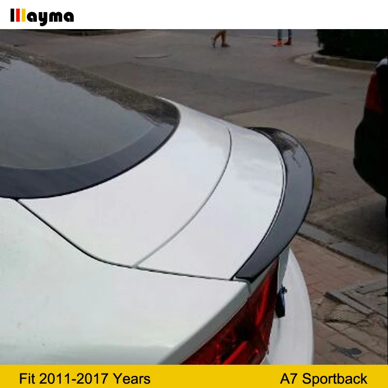 Спойлер заднего багажника из стекловолокна для Audi A7 Sportback 30 FSI 35 40 50 TFSI quattor 2011 2017