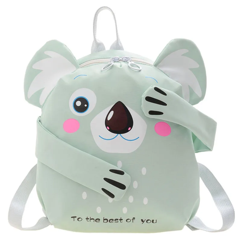 New 3D adjustable Kindergarten Children's Schoolbag Boys Girls Cute Animal Prints  Breathable Burden Reduction Cartoon Backpack