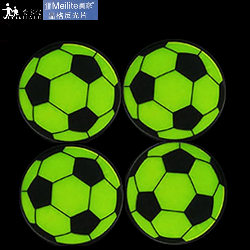 Мейлит 500 светящаяся футбольная отражающая наклейка для автомобиля, мотоцикла, велосипеда, самоката, сумки и шлема.