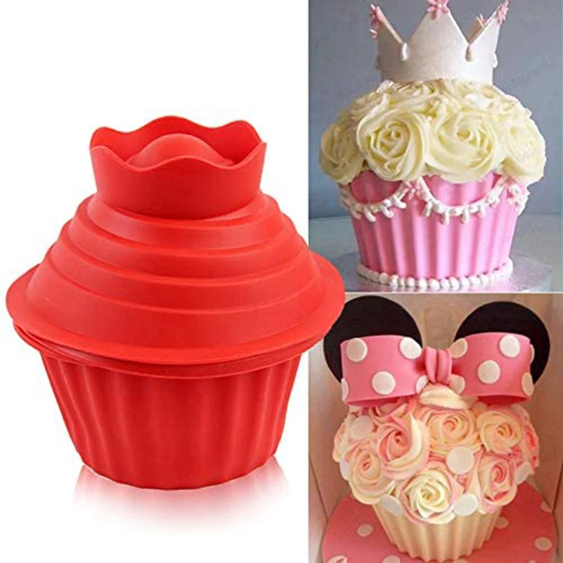 3 предмета в комплекте гигантский большая силиконовая форма для капкейков и