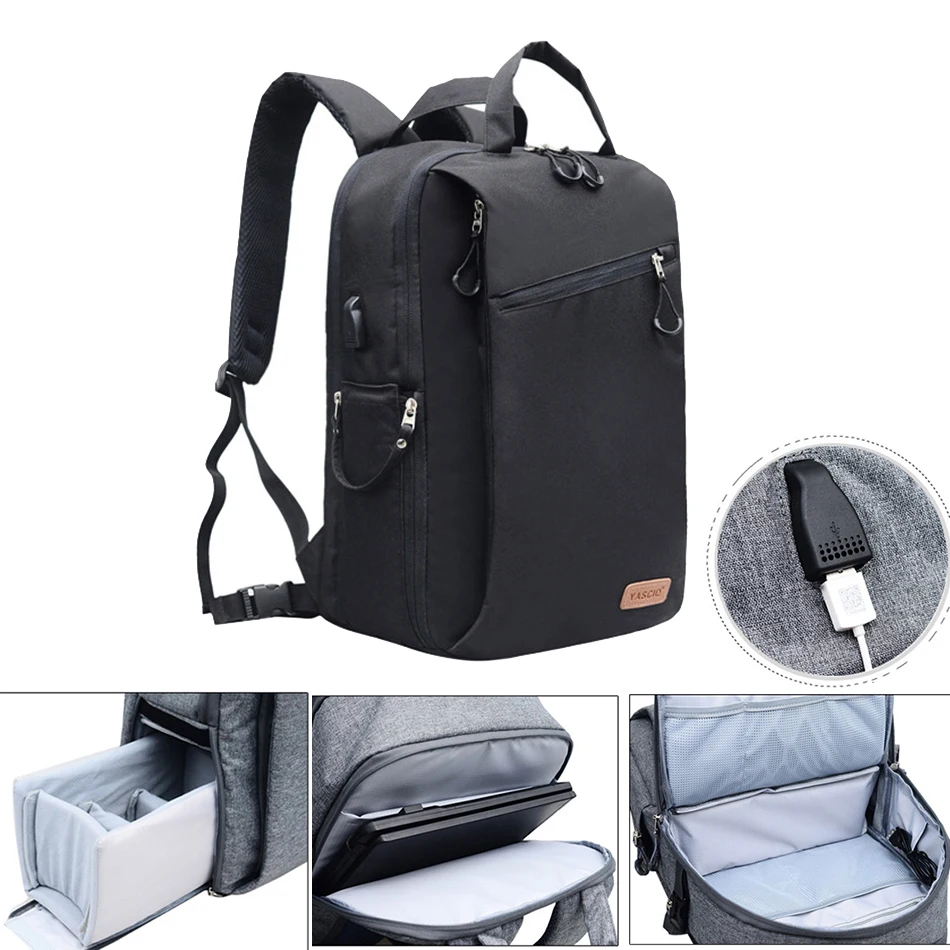 Ourdoor многофункциональные сумки через плечо с отделениями для Canon Nikon DSLR камеры