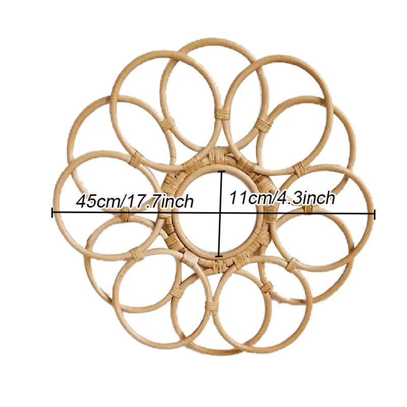 Рама из ротанга зеркальная декоративная рама настенные рамки винтажная для