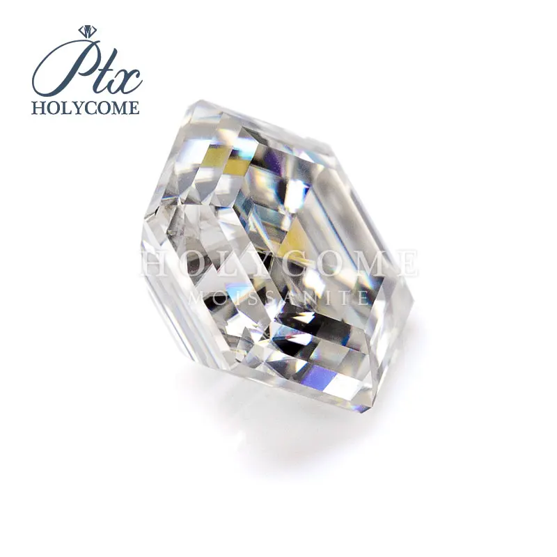 

Wholesale moissanite 6mm Custom Hexagon shape for moissanite jewelry