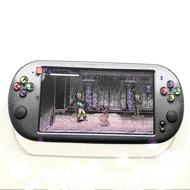 2018 7 дюймов игровой консоли Портативный поддержка для neogeo Аркады видео игры с 1500