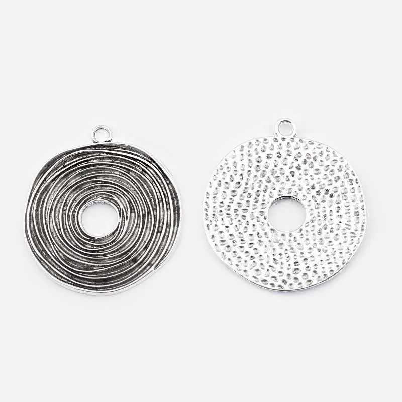 2 шт. модная тибетская Серебряная/бронзовая ярь Медянка спиралевидные подвески