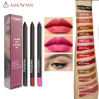 Матовая подводка для губ, водостойкий стойкий увлажняющий Контурный карандаш для губ, женская натуральная помада, Косметика для макияжа губ, ручка-помада