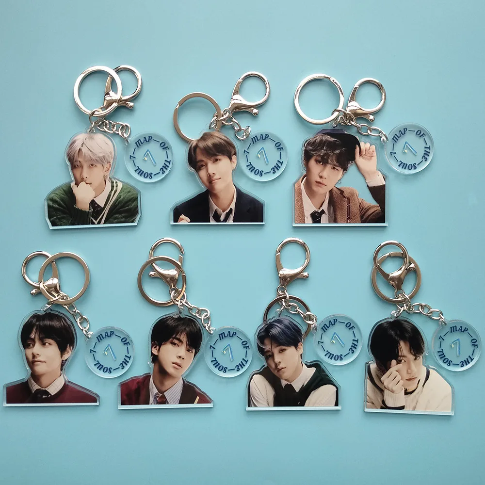 2020 Новинка Bangtan Boys карта души: 7 периферийный акриловый брелок Подвеска экшн