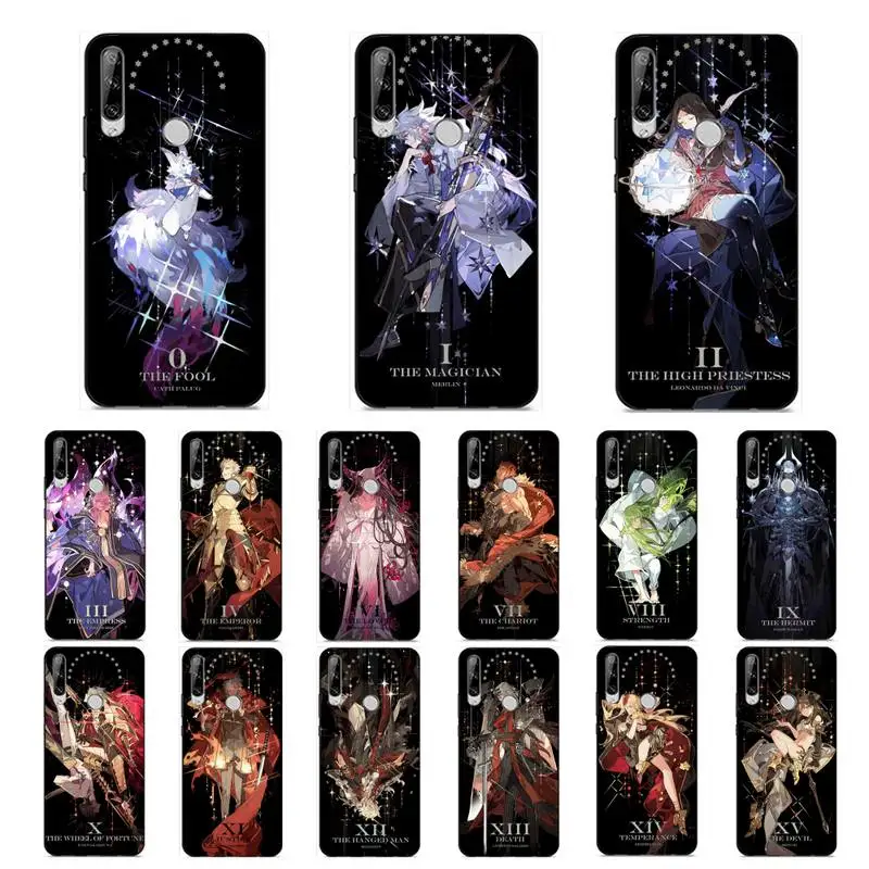 

YNDFCNB FATE GRAND ORDER TAROT FGO Anime Phone Case for Huawei Y 6 9 7 5 8s prime 2019 2018 enjoy 7 plus