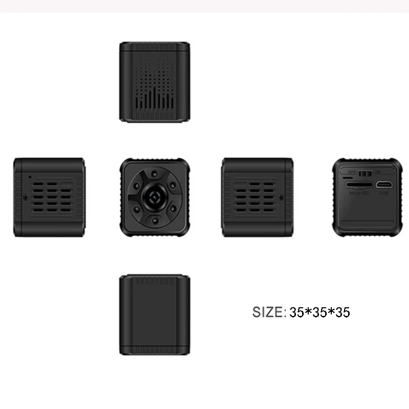 

Mini Wireless WiFi Camera 1080P HD IP Home Security Surveillance Cameras Night Vision Motion Detection for Indoor