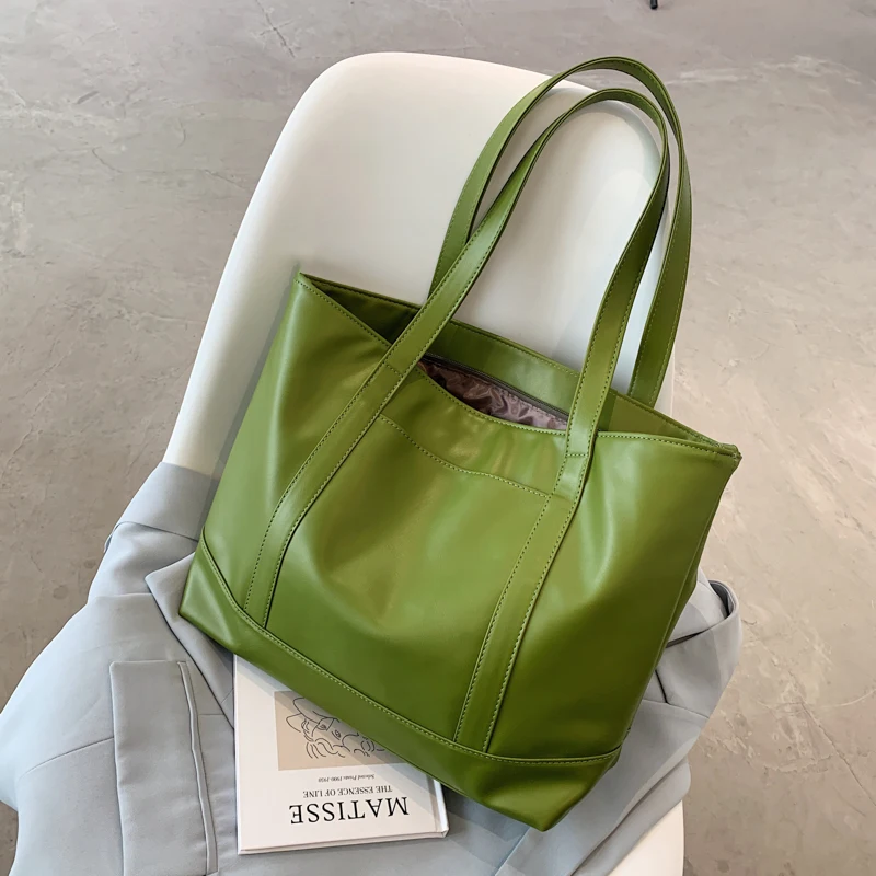 

Женская сумка через плечо, из мягкой искусственной кожи, летняя простая сумка для путешествий, 2021