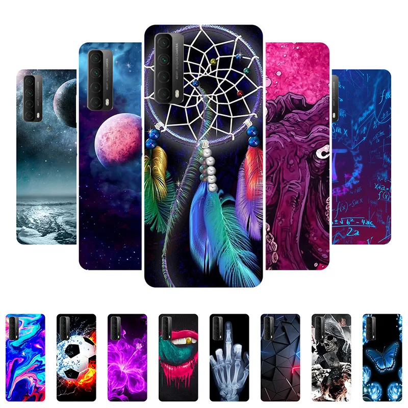 

For Huawei P Smart 2021 Case Fashion Soft Silicone Back Case For Huawei P Smart 2021 Phone Cover for Huawei PSmart 2021 etui