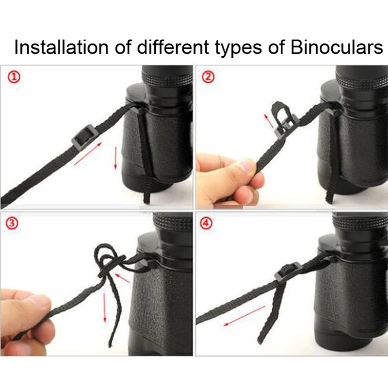 Ремни для бинокля веревка подвешивания растягивающаяся Нескользящая