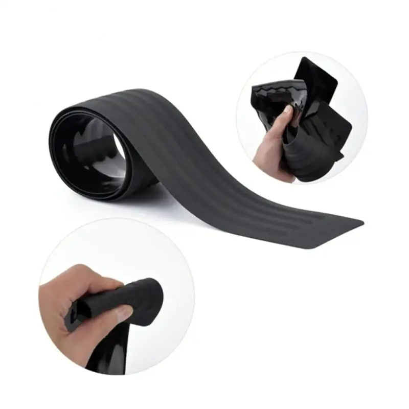 

Universal Car Trunk Door Sill Plate Protector Rubber Cover Guard Trim Pad Rear Bumper Mouldings Pad Trim Cover Strip Car Styling