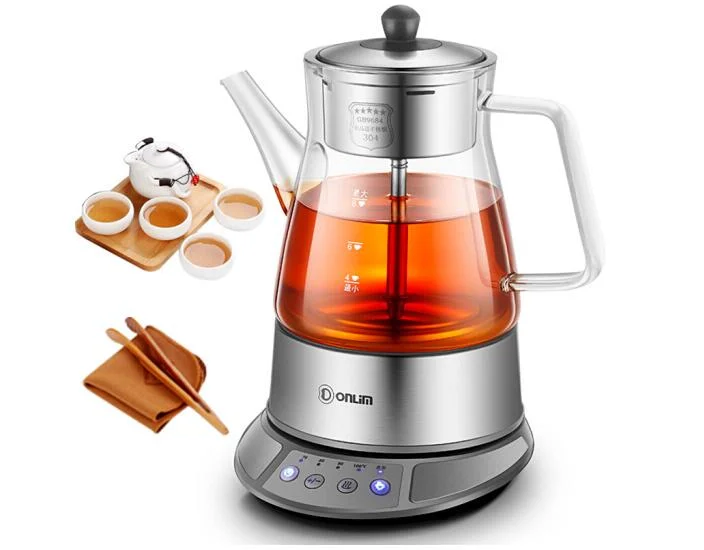 

Donlim glass Steam hot water Cooker household stainless steel electric kettle 0.8L cooking teapot tea maker KE-8008