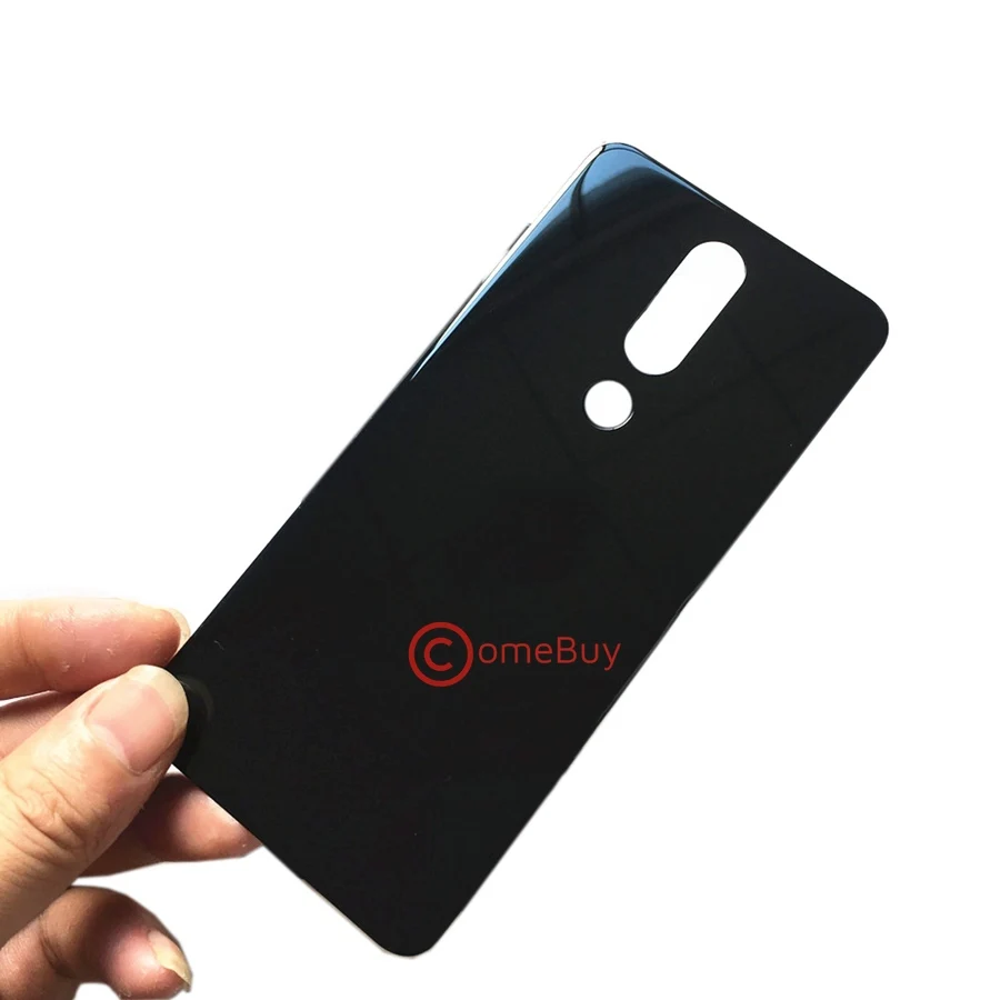 Заднее стекло для Nokia 6 1 Plus крышка аккумулятора X5 X6 X7 2018 Задний Корпус Задняя