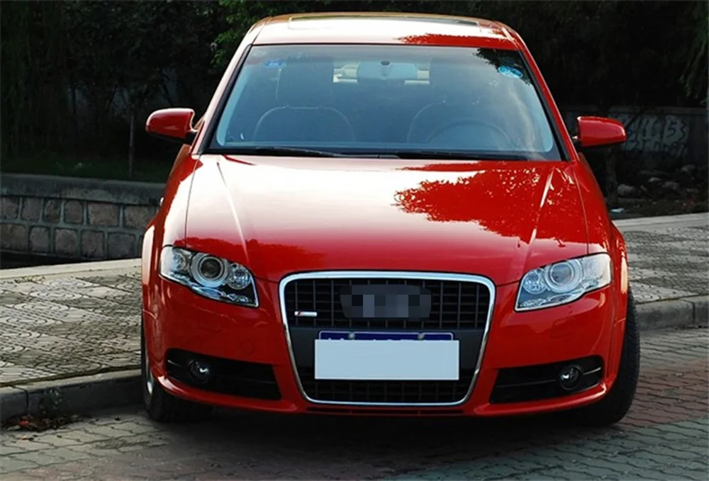 Для Audi A4 B7 2006 2007 2008 прозрачный автомобильный чехол для фары, объектив, Прозрачный передний авто корпус