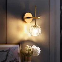 modern bedside wall lamp reading luxury bedroom decoration living room hotel bar personality wall sconce lights g9 bulb 220v