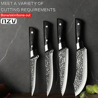 pure handmade forged stainless steel chef knife kitchen knife meat knife professional meat knife vegetable knife bone knife