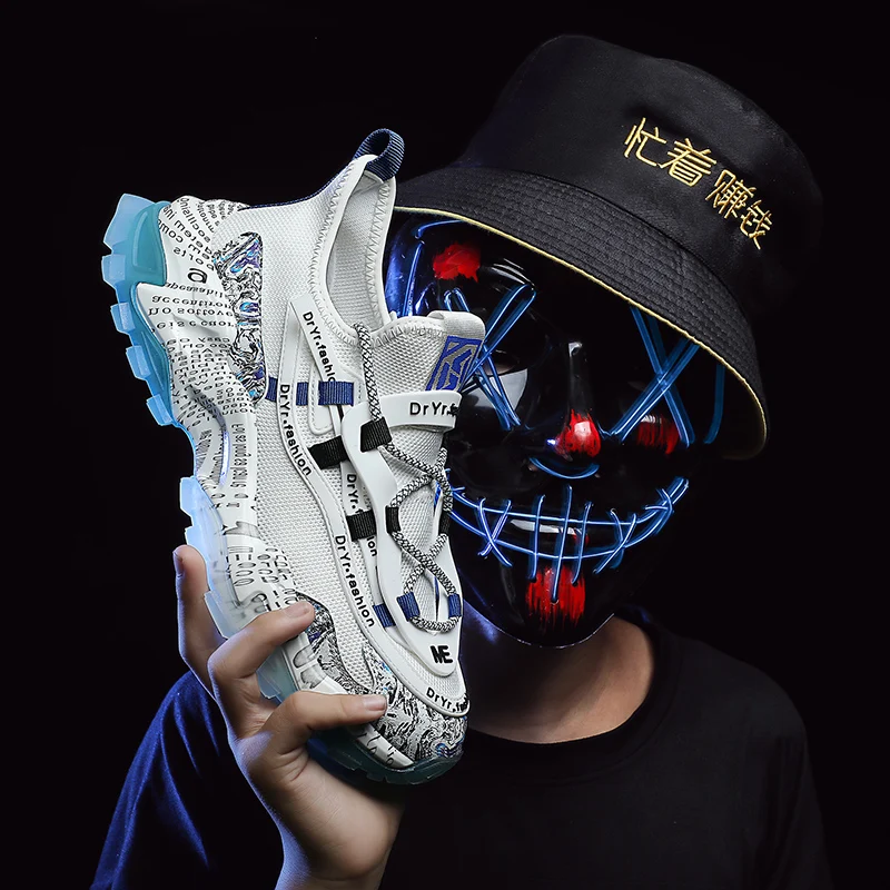 

Мужские светильник кие дышащие кроссовки в уличном стиле, осень 2021