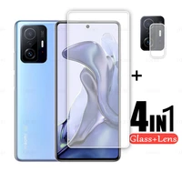 2pcs for xiaomi 11t glass transparent protective tempered screen clear glass for xiaomi 11t camera len glass film for xiaomi 11t