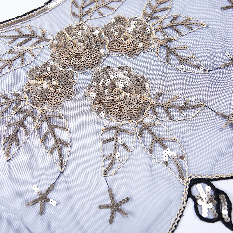 2019 Silver Sequined Woman Wraps Bridal Capes Shawl Beaded Elegant Evening Party Wedding Bolero Cape Jacket Accessories |