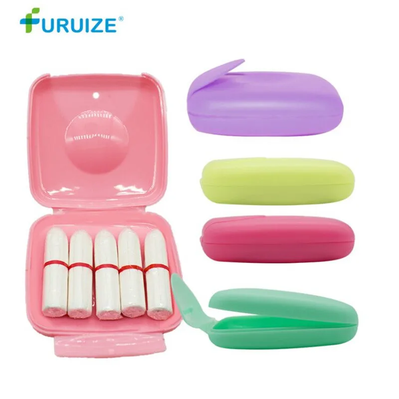 5pcs/box Swab tampons similar Menstrual Cup vagina sanitary pads Suit travel tampon with box Women pad | Красота и здоровье