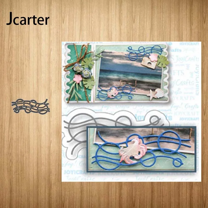 Волнистая линия металлические Вырубные штампы вырубные для рукоделия