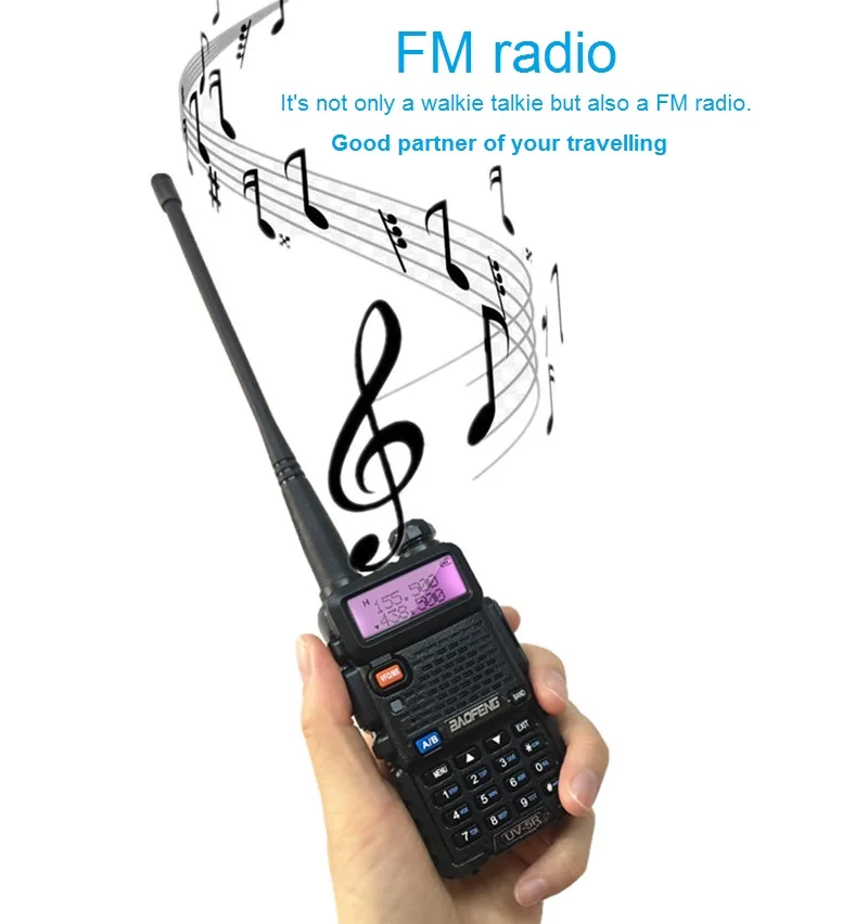 3 шт. мощная рация Baofeng UV 5R 8 Вт CB любительская радиостанция 10 км VHF UHF любительский