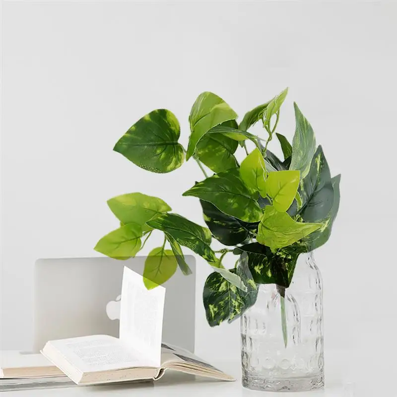 Искусственные растения для дома и улицы листья цветов украшения офиса сада