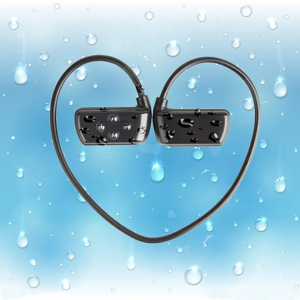 Bluetooth Mp3 mp4 плеер 16G-B IPX8 водонепроницаемый M-P3 музыкальный Wwim наушник для дайвинга