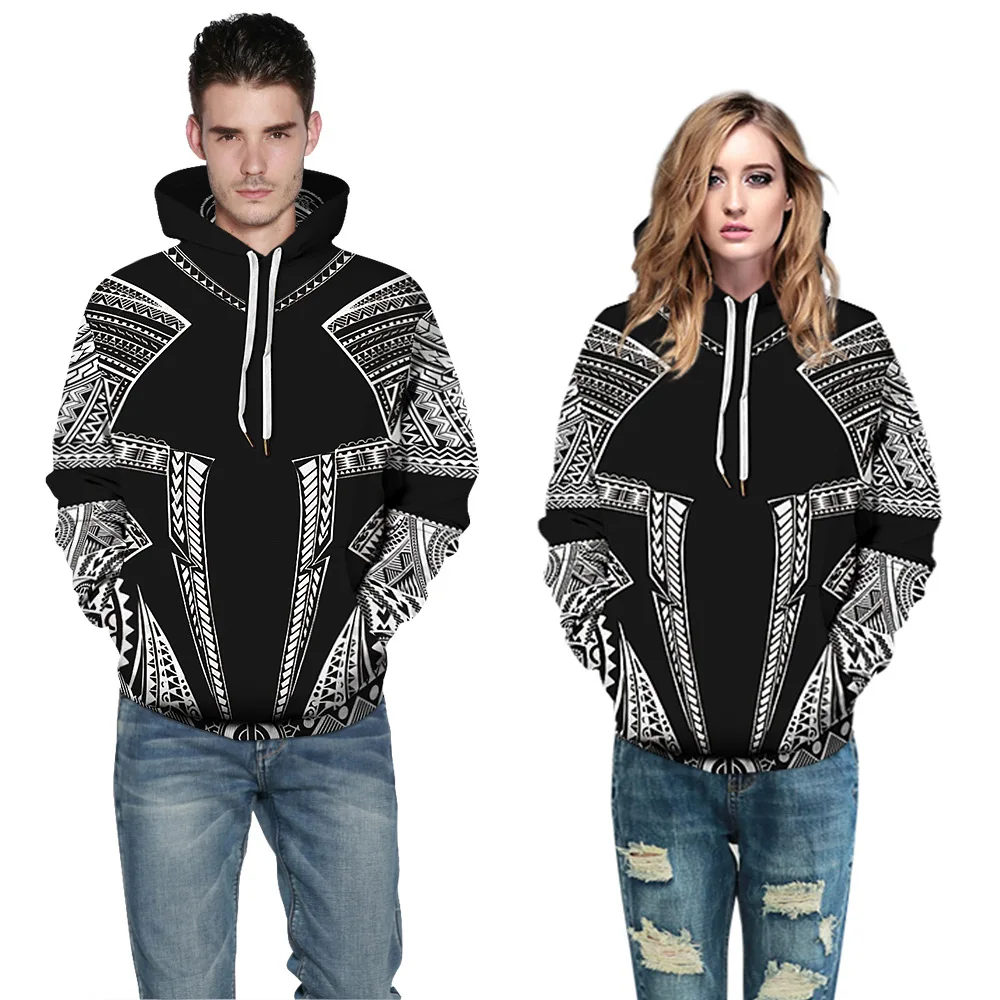

New Viking Mythology 3D Printed Women Hoodie Hooded Femme Sweatshirts Casual Loose Mens workout Pocket Hoodies Coat Plus Size