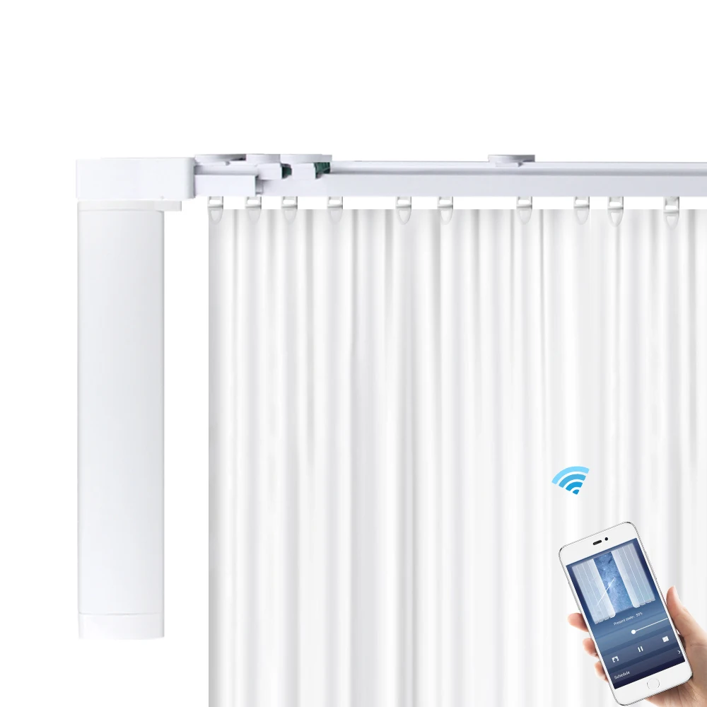 

Electric Drive Curtain Motors Track Accessories Tuya APP Alexa Google Assistant Voice Control Adjustable Track
