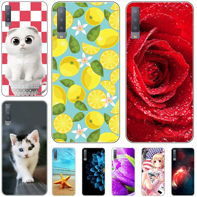 Силиконовый чехол для Samsung Galaxy A7 2018 SM-A750F A750F A750FN A750 6,0 