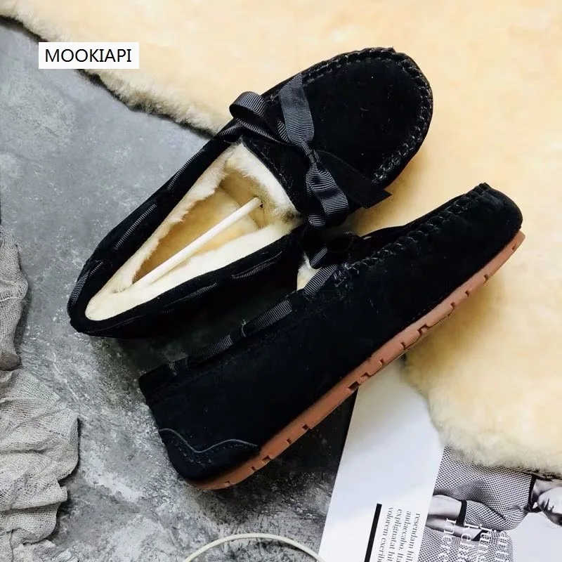 Chinese brand high quality women's shoes 100% leather loafers women free delivery 6 colors | Обувь