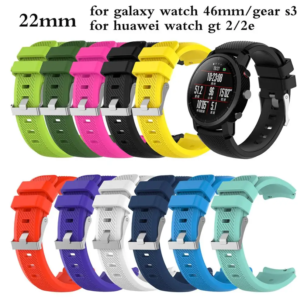 

22MM Fashion watch band for Huawei Watch GT sport replacement WatchBands For samsung gear s3 Galaxy Watch 46mm smartwatch strap
