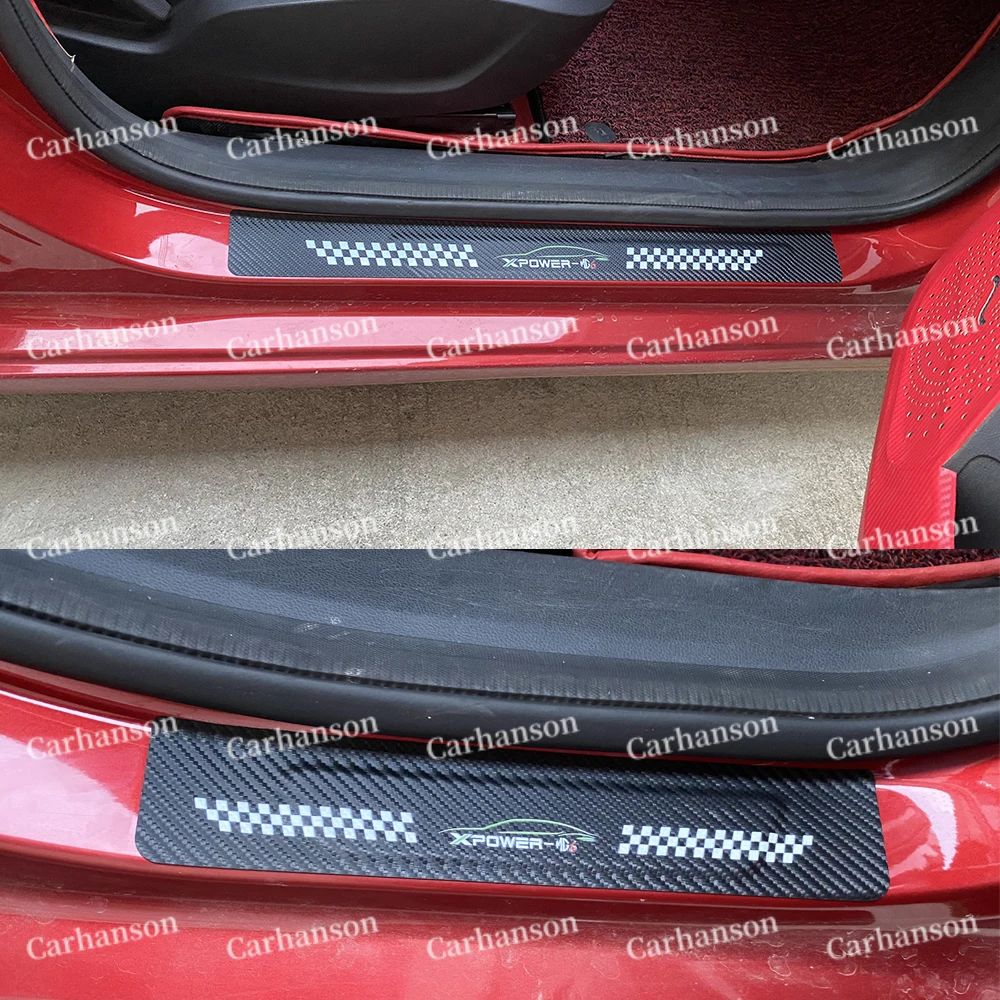 Для MG6 MG 6 2020 Авто дверные ручки наклейка для порога Накладка аксессуары ног