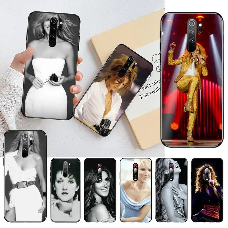 YJZFDYRM Celine Dion Красочный милый мягкий чехол для телефона Redmi Note 9 8 8T 8A 7 6 6A Go Pro Max K20 |