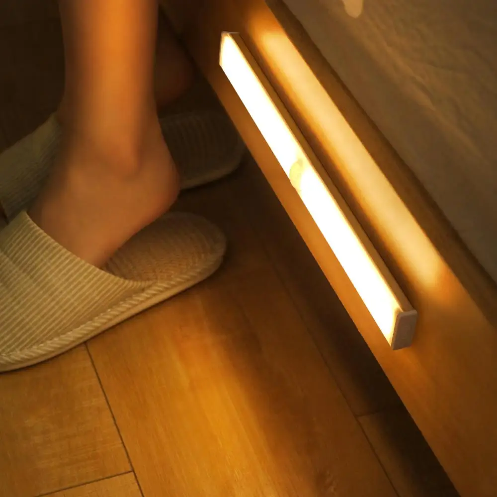 

Rechargeable Magnet Night Light Pir Motion Sensor Dimmable Lamp for Cabinet Cupboard Drawer Closet Wardrobe Portable Lighting