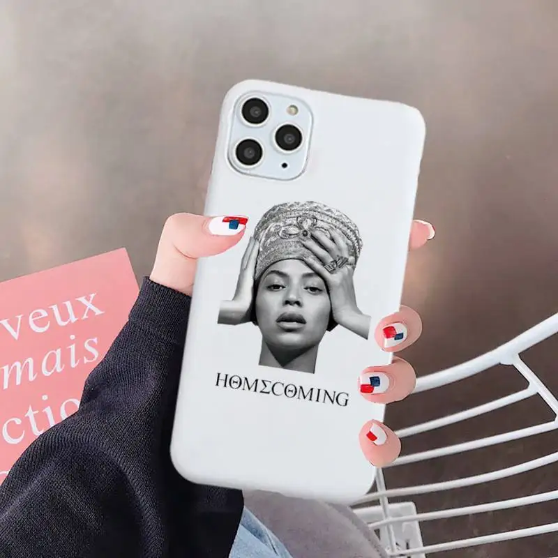 

Beyonce homecoming album Anti-fall luxury Phone Case cover Candy Color for iPhone 6 7 8 11 12 s mini pro X XS XR MAX Plus
