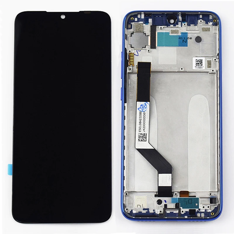 Для Xiaomi Redmi Note 7 ЖК-экран для Xiaomi Redmi Note 7 Pro ЖК-сенсорный экран дигитайзер сенсорная рамка в сборе