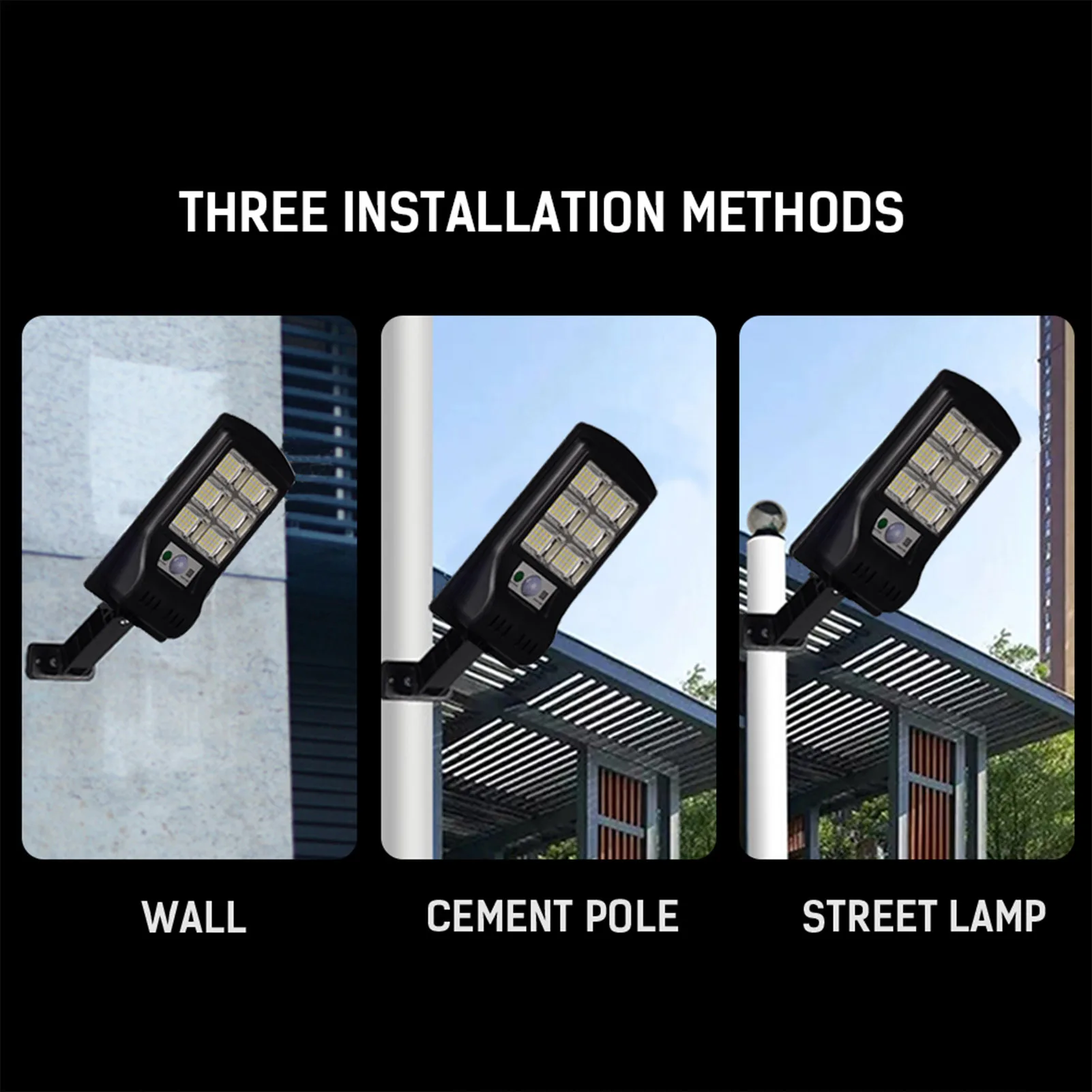 

120 LED Solar Lights Outdoor Waterproof Motion Sensor Wall Lamp