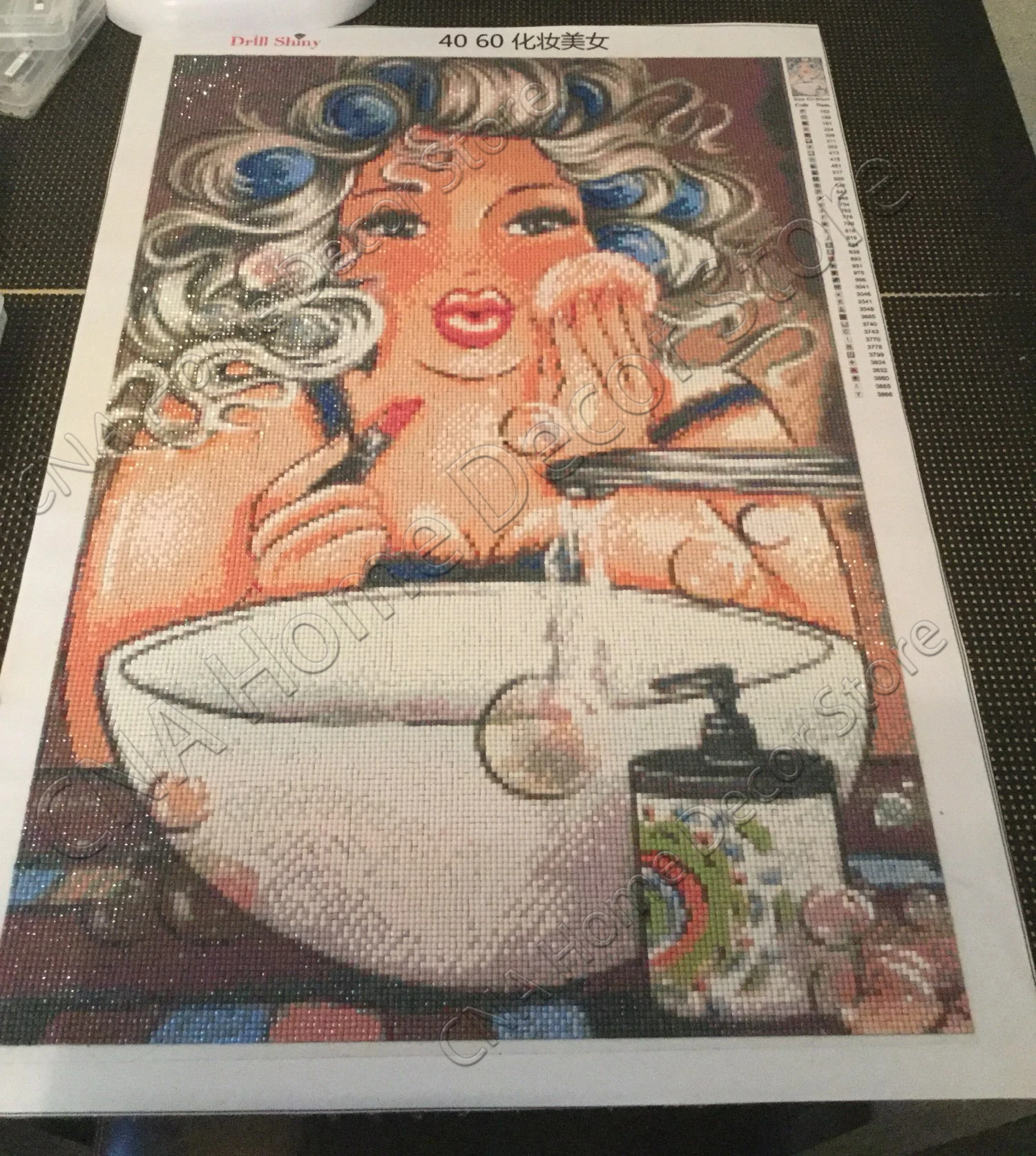 Набор для алмазной вышивки сделай сам картина 5D с рисунком цветов велосипеда