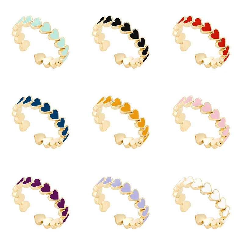 

BOAKO Enamel Rings 925 Sterling Silver For Women 2021 Trend Anillos Mujer Fashion Women Fine Jewelry Anillos Aros Colores Gifts