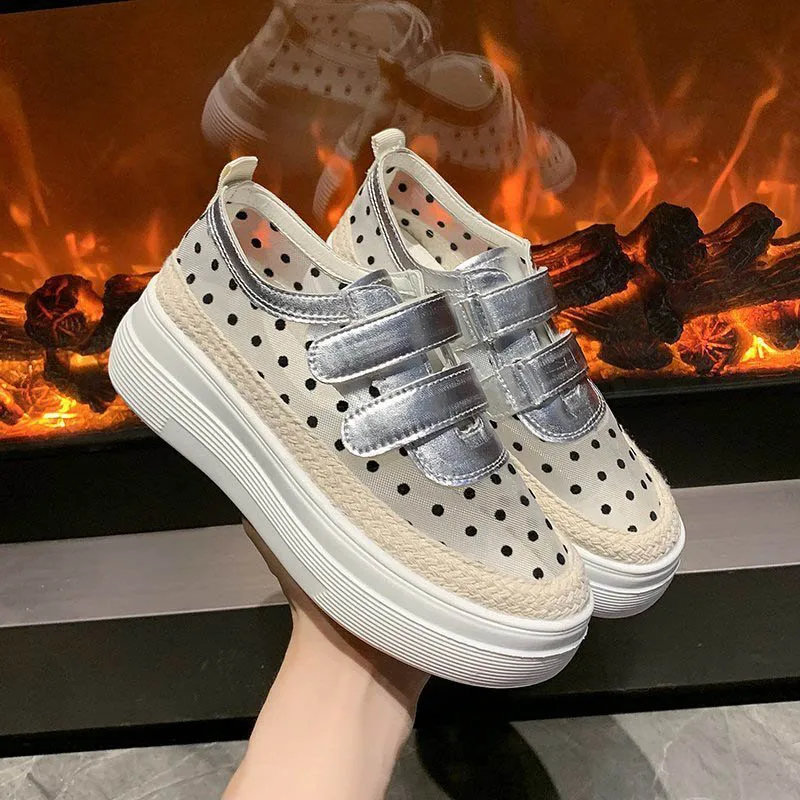 

Reflective Sequins Trend Women Sneakers Ladies Platform Daddy Shoes 2021 Early Spring New Ins Women Fashion Wild Increased Shoes