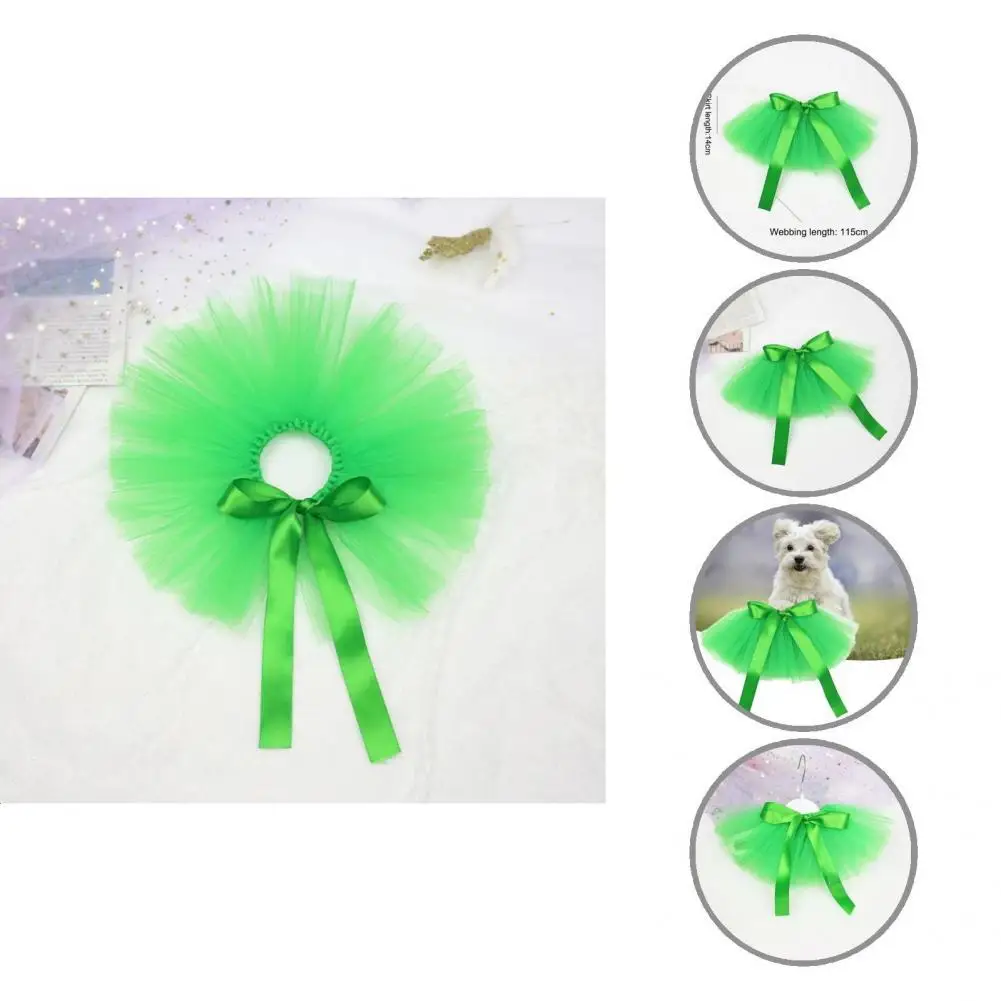 

Soft Puppy Skirt No-shrink Unisex Dog Party Skirt Cat Costume Dog Skirt Pet Princess Dress