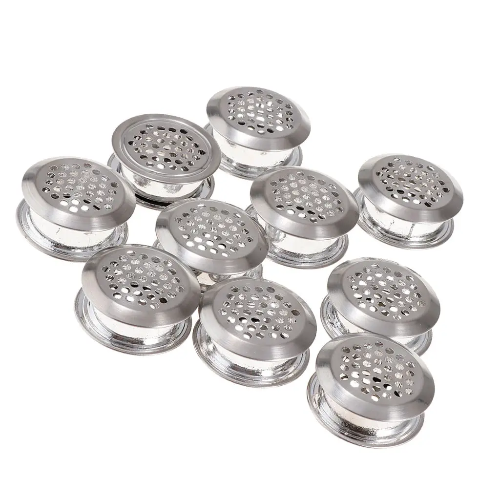 

Stainless Steel Air Vent Louver Kitchen Cabinet Cupboard Mesh Hole Louver
